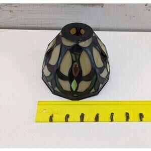 Tiffany Style Stained Glass Hanging Shade 5 Jewel Table Lamp Shade 5 Inches Wide